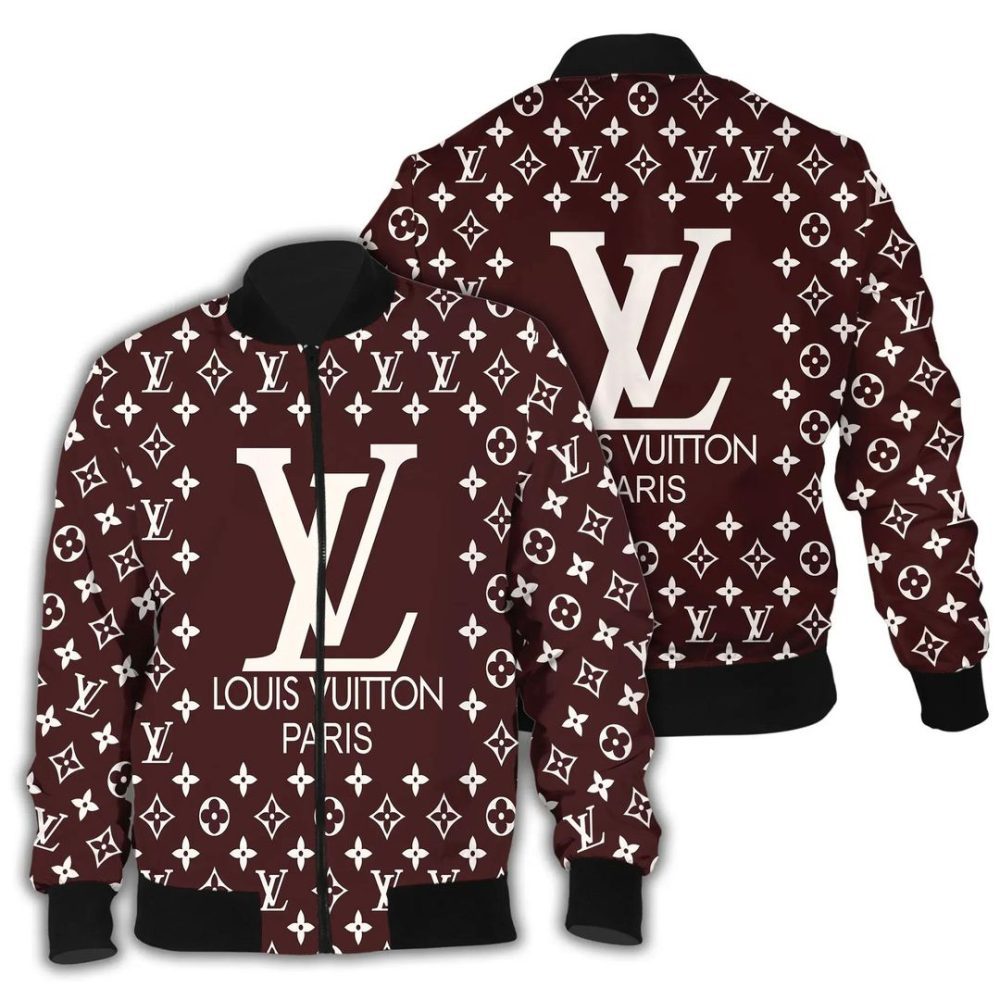 Louis Vuitton Bomber Jacket Luxury Brand Clothing Clothes Outfit For Men Women 09