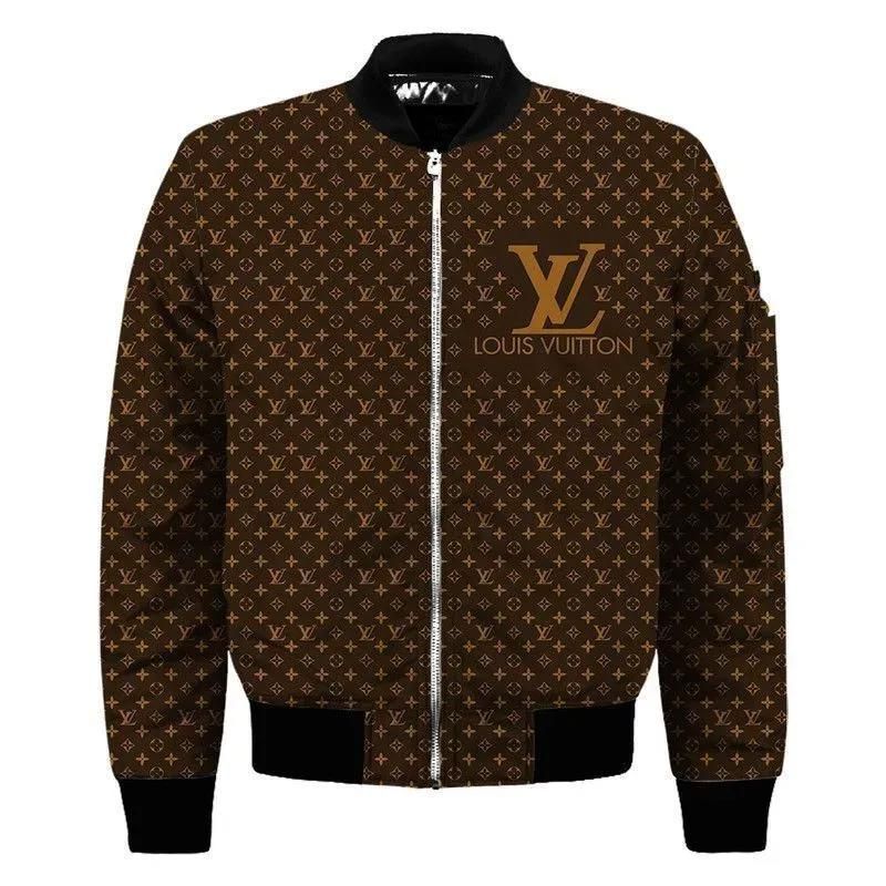 Louis Vuitton Bomber Jacket Luxury Brand Clothing Clothes Outfit For Men Women 06