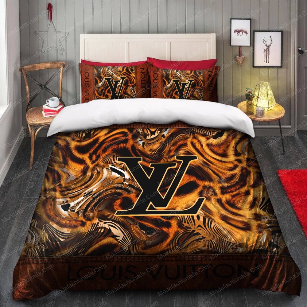 Leopard Louis Vuitton Bedding Sets