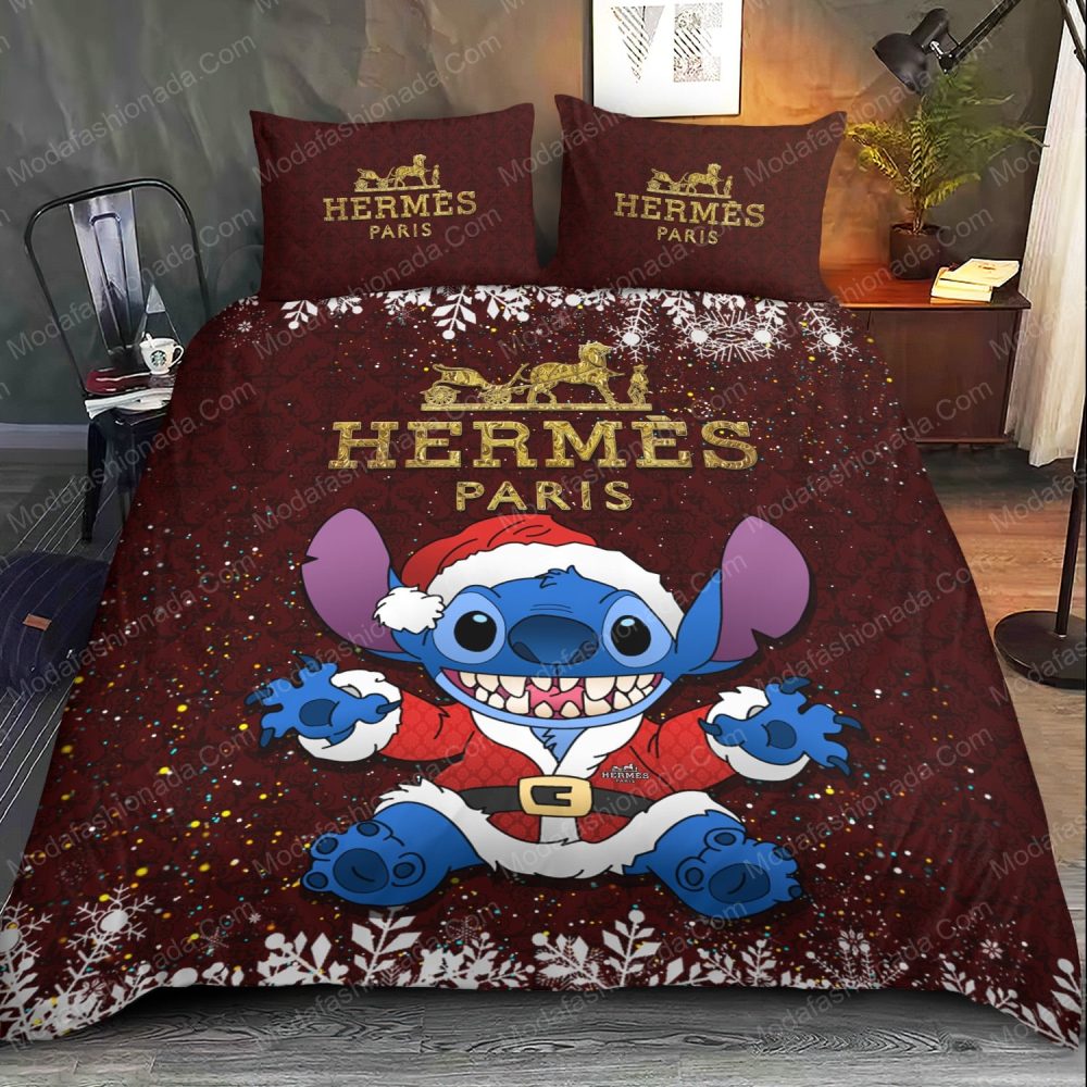 Lilo &amp;Amp; Stitch Hermès Christmas Bedding Sets