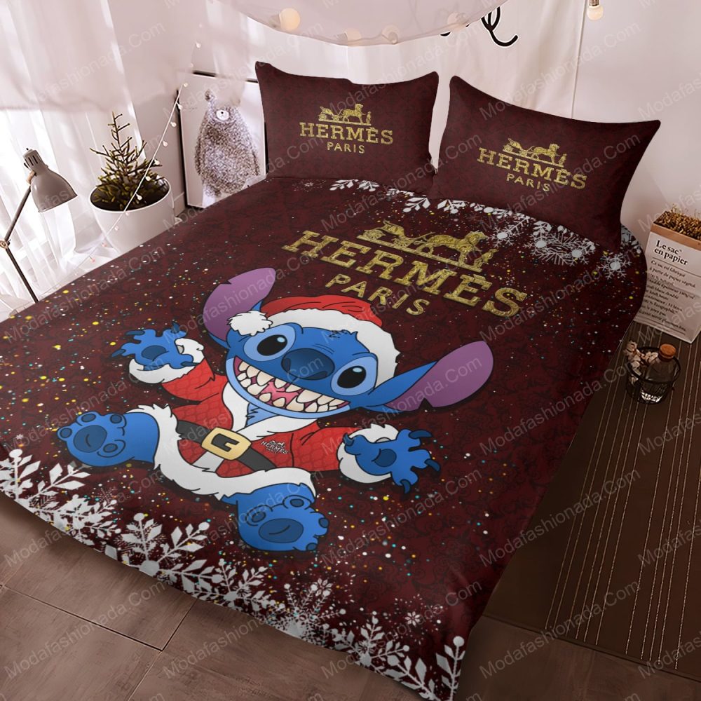Lilo &amp;Amp; Stitch Hermès Christmas Bedding Sets