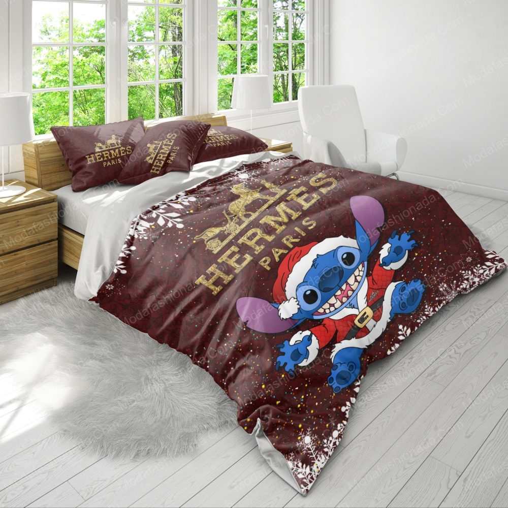 Lilo &amp;Amp; Stitch Hermès Christmas Bedding Sets