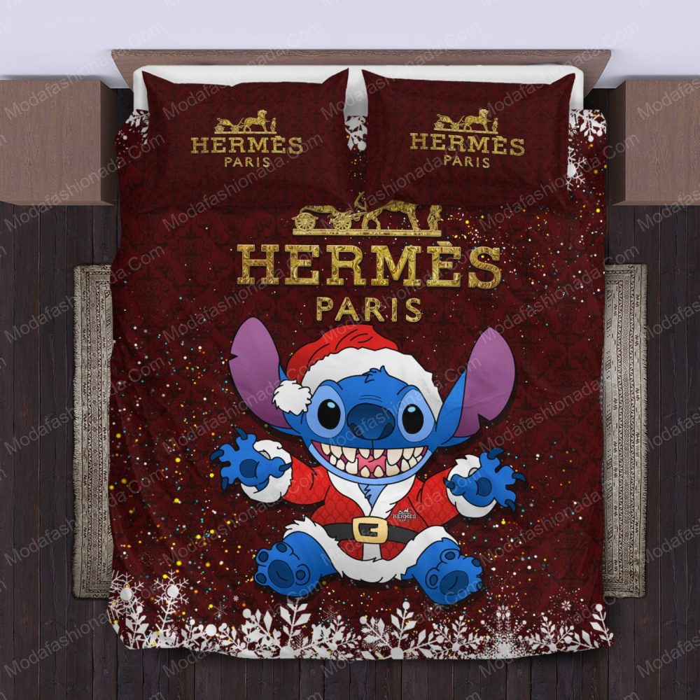 Lilo &amp;Amp; Stitch Hermès Christmas Bedding Sets