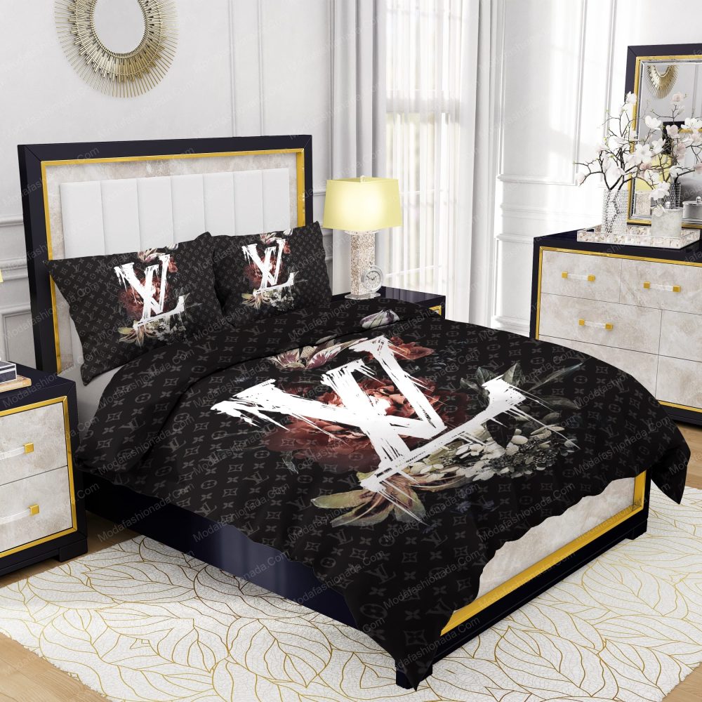 Lily Peony Louis Vuitton Bedding Sets