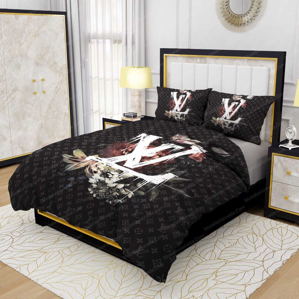 Lily Peony Louis Vuitton Bedding Sets