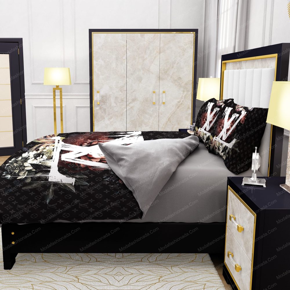 Lily Peony Louis Vuitton Bedding Sets