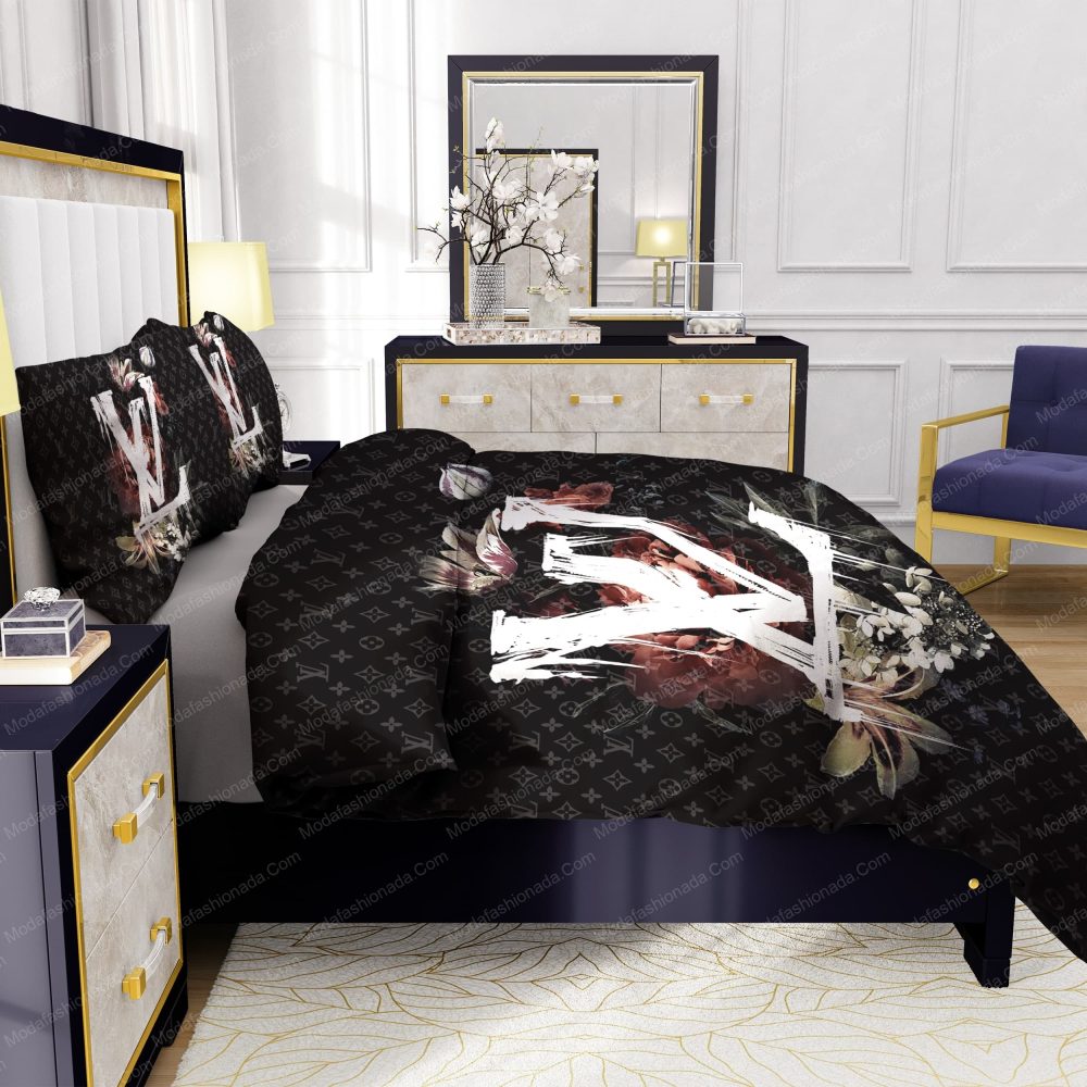 Lily Peony Louis Vuitton Bedding Sets