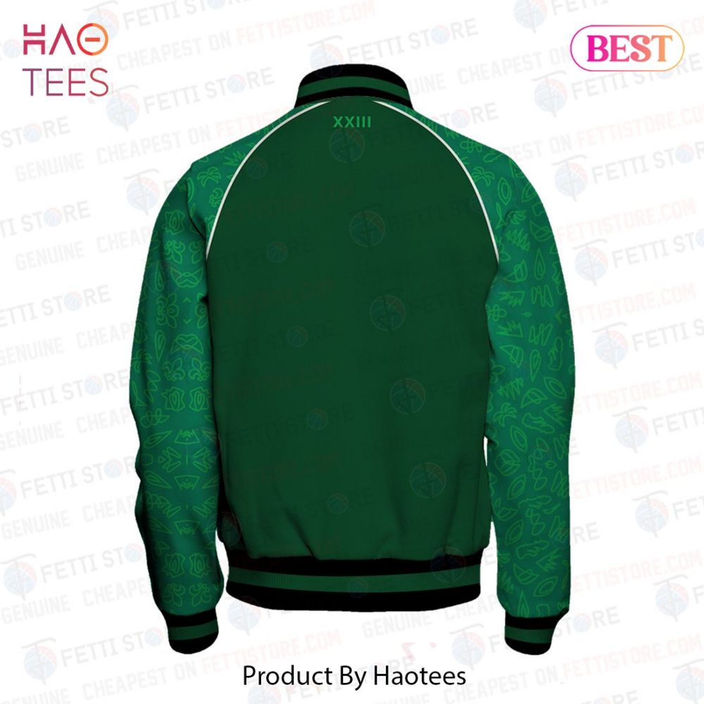 Ireland Rugby 2023 Green Varsity Jacket - Stylish &amp; Comfortable Sportswear By Haotees