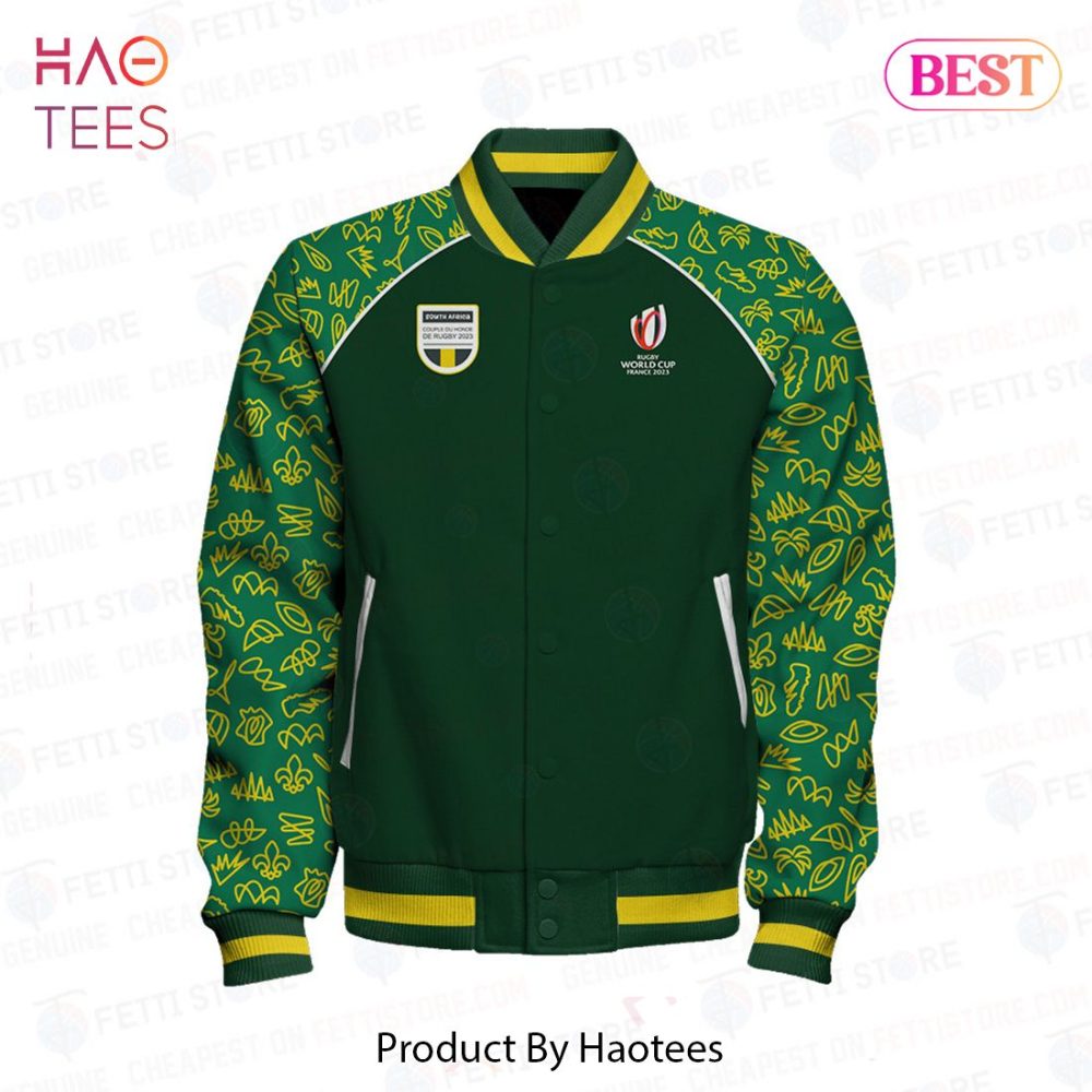 Official South Africa Rugby World Cup 2023 Jacket – Limited Edition, Show Your Support!