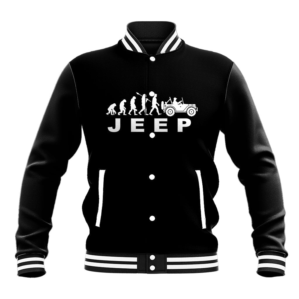 Jeep Evolution Baseball Jacket Black Lt6