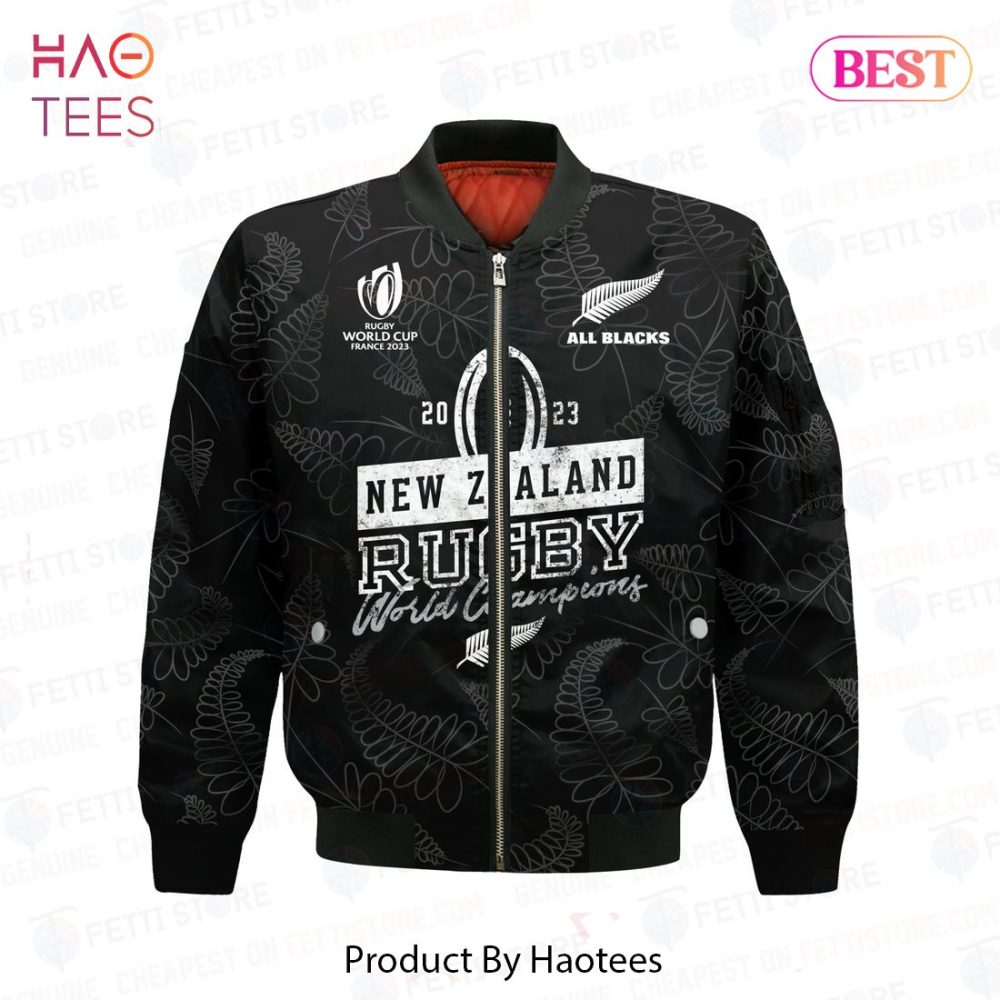 Luxury New Zealand All Blacks Rugby World Cup Bomber Jacket