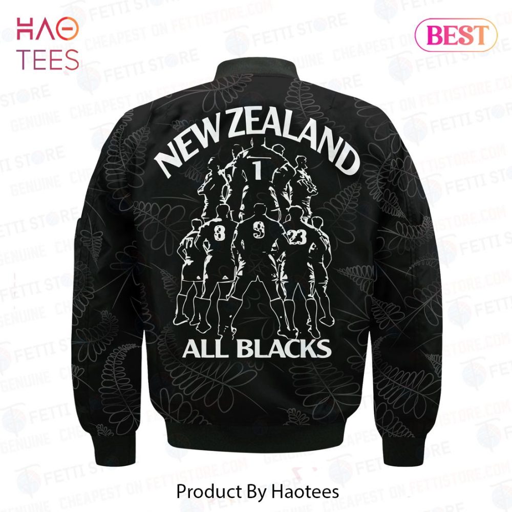 Luxury New Zealand All Blacks Rugby World Cup Bomber Jacket