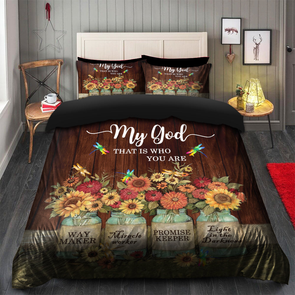 My God That Is Who You Are Bedding Set Duvet Cover And 2 Pillowcases