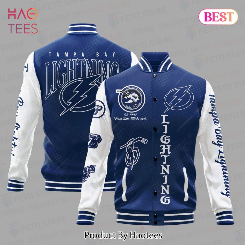 Tampa Bay Lightning Varsity Jacket - Stylish Fan Gear For Ultimate Support