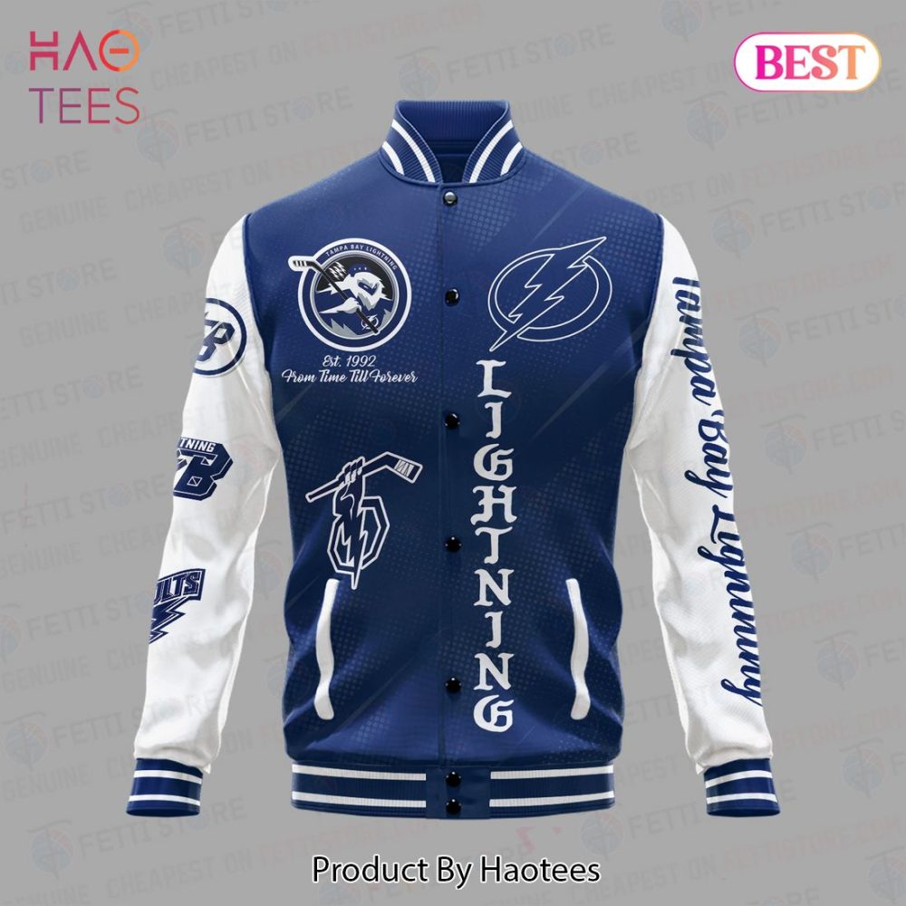 Tampa Bay Lightning Varsity Jacket - Stylish Fan Gear For Ultimate Support