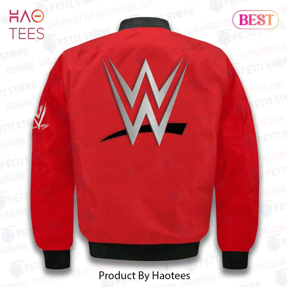 New Wwe Professional Wrestling Raw Red Cool 3D Bomber Jacket