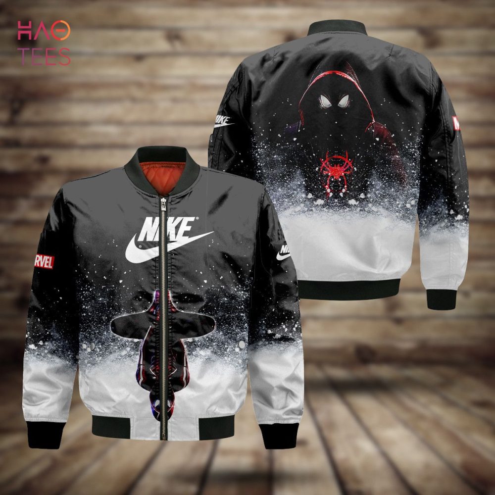 Limited Edition Nike X Marvel Spider-Verse Bomber Jacket - Unisex Fashion