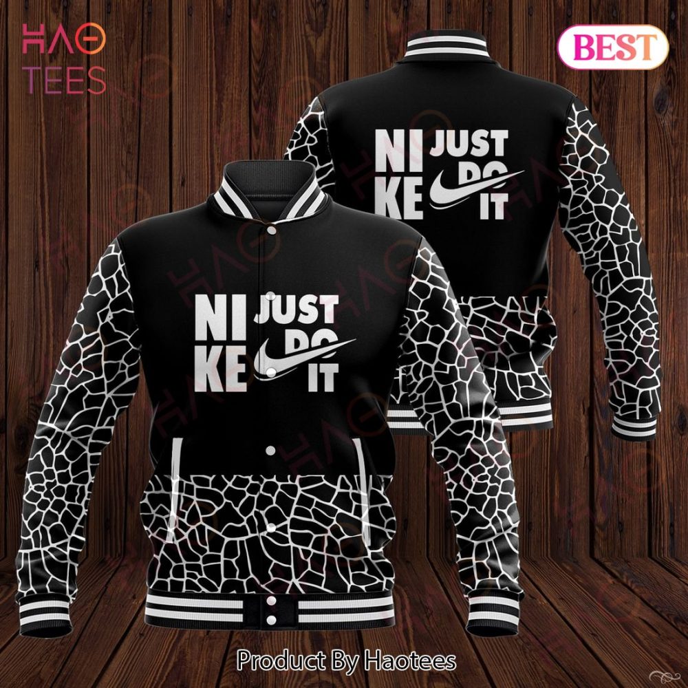 Nike Just Do It Fashion Baseball Varsity Jacket