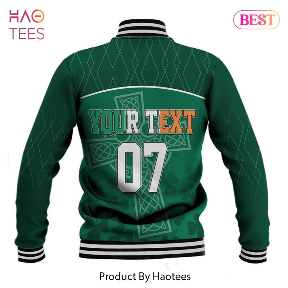 Ireland Rugby Jacket - Stylish Green Varsity Bomber By Haotees - Perfect Gift For Fans!