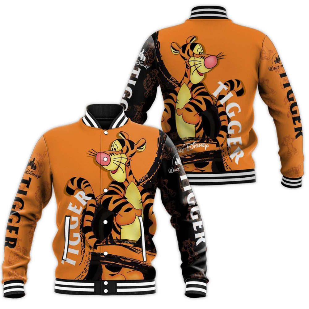 Tigger Winnie The Pooh Mother'S Day Father'S Day Baseball Jacket