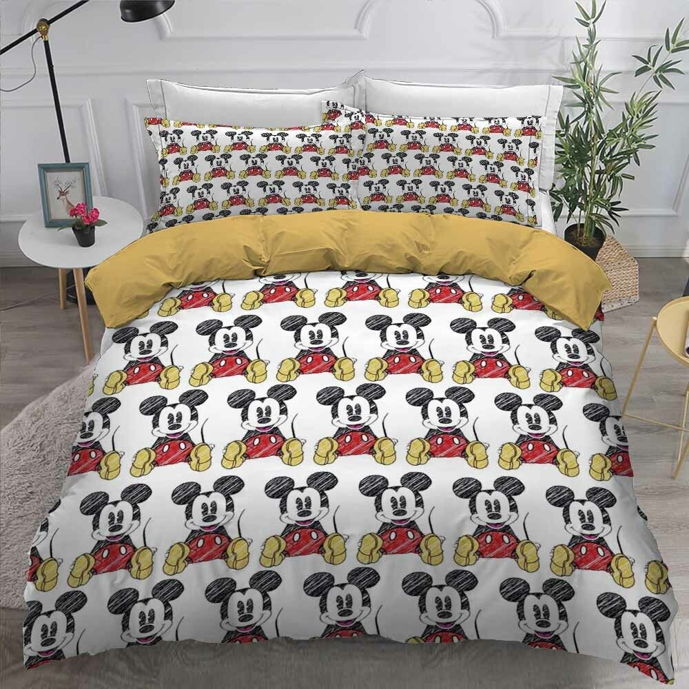 Cozy Cartoon Character Bedding Set - Fun And Colorful Design For Kids &amp; Adults