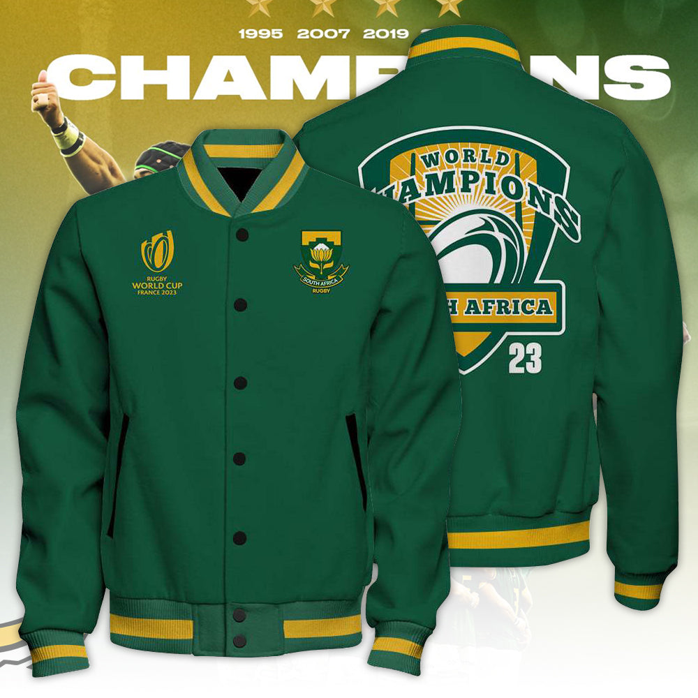 South Africa X Rugby World Cup Baseball Jacket Tantn 2973