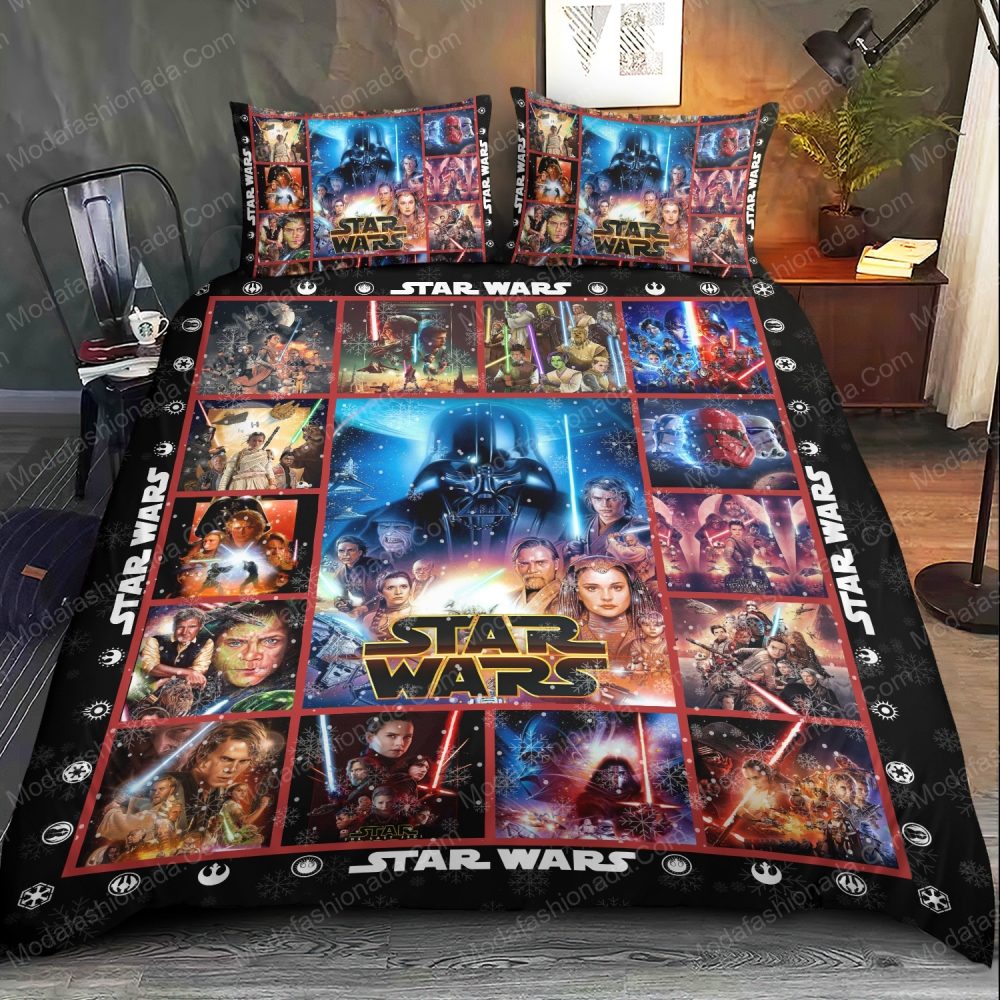 Star Wars Saga Bedding Set – Epic Design For Ultimate Fans, Twin/Queen Sizes Available