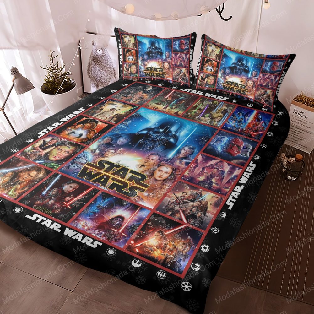 Star Wars Saga Bedding Set – Epic Design For Ultimate Fans, Twin/Queen Sizes Available