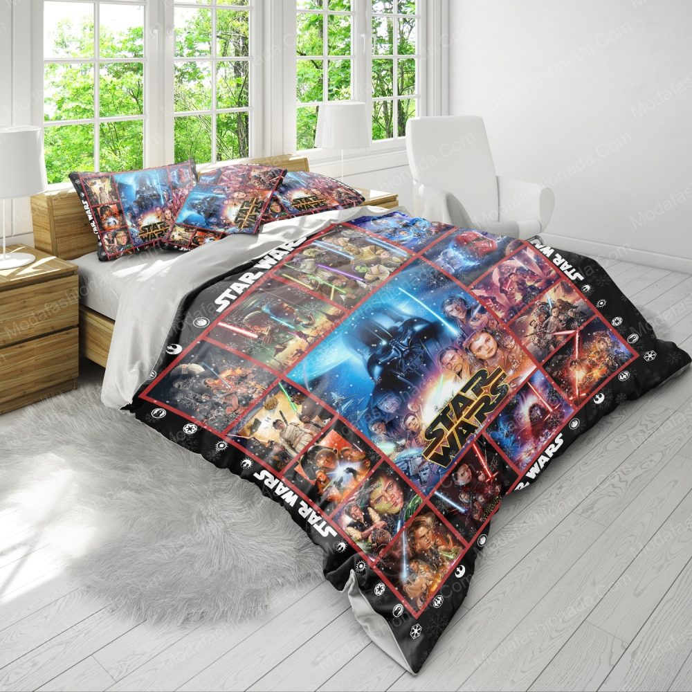 Star Wars Saga Bedding Set – Epic Design For Ultimate Fans, Twin/Queen Sizes Available
