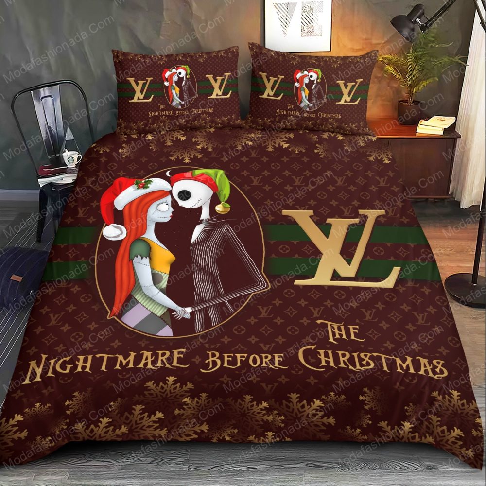 The Nightmare Before Chrismas Louis Vuitton Bedding Sets