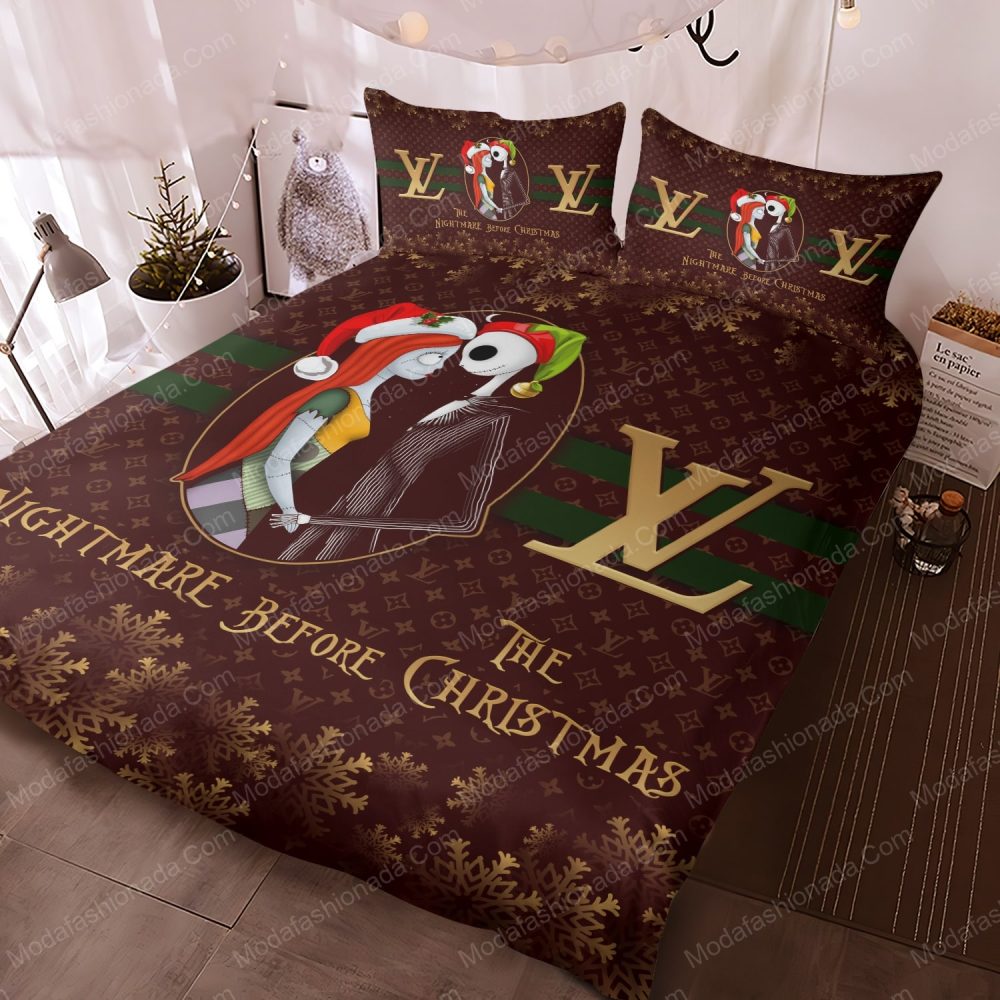 The Nightmare Before Chrismas Louis Vuitton Bedding Sets