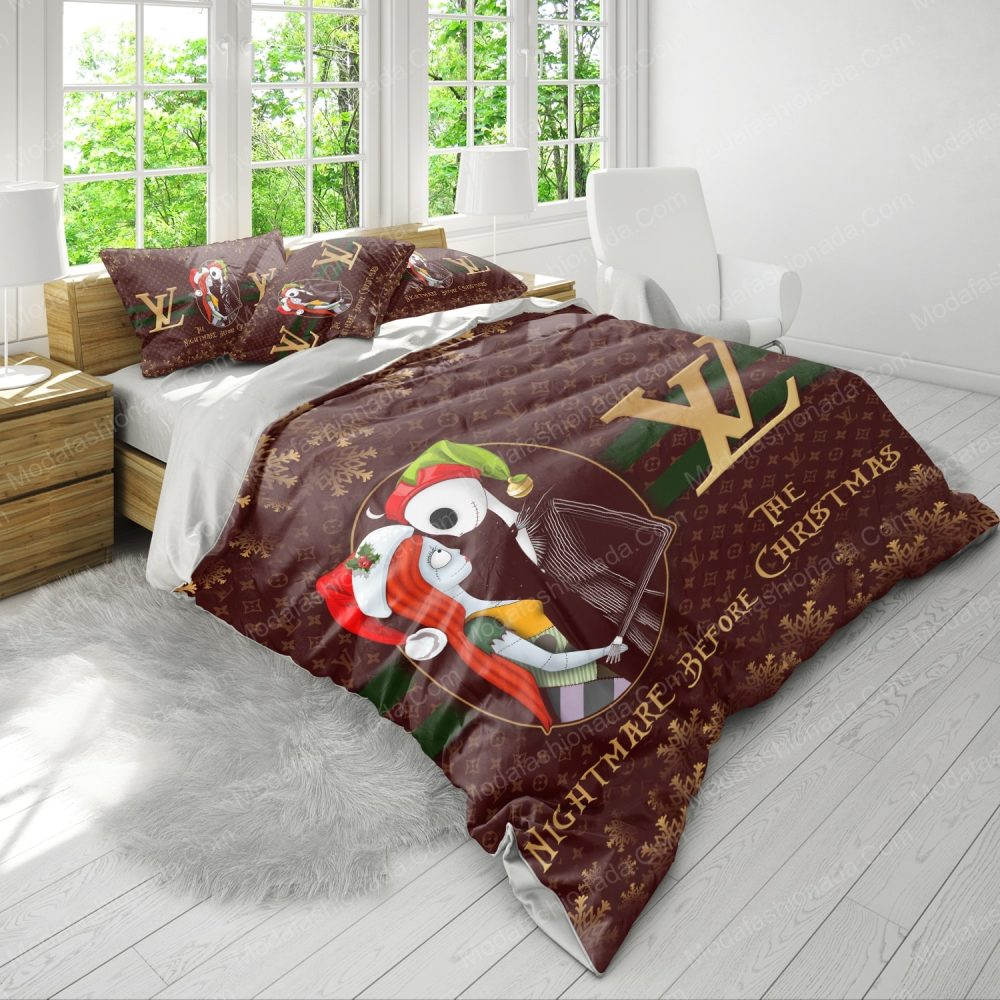 The Nightmare Before Chrismas Louis Vuitton Bedding Sets