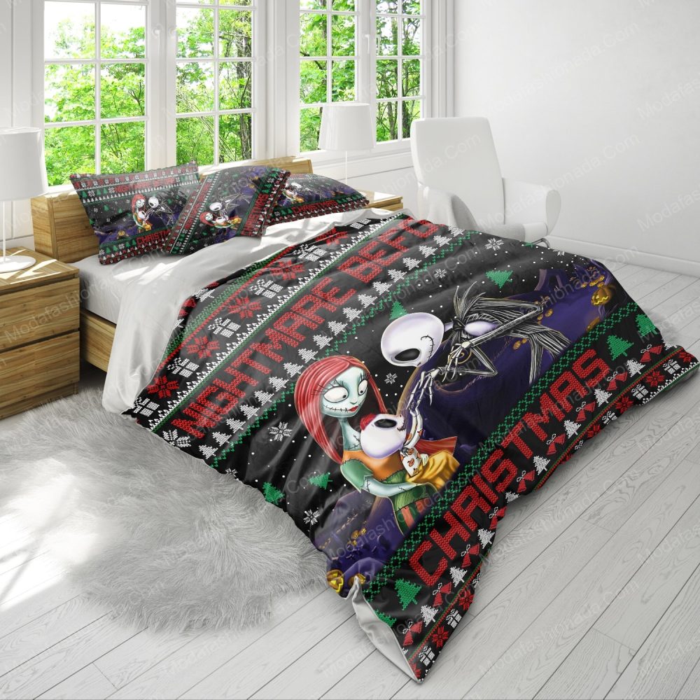 Cozy Christmas Bedding Set - Nightmare Before Christmas Design For Holiday Cheer
