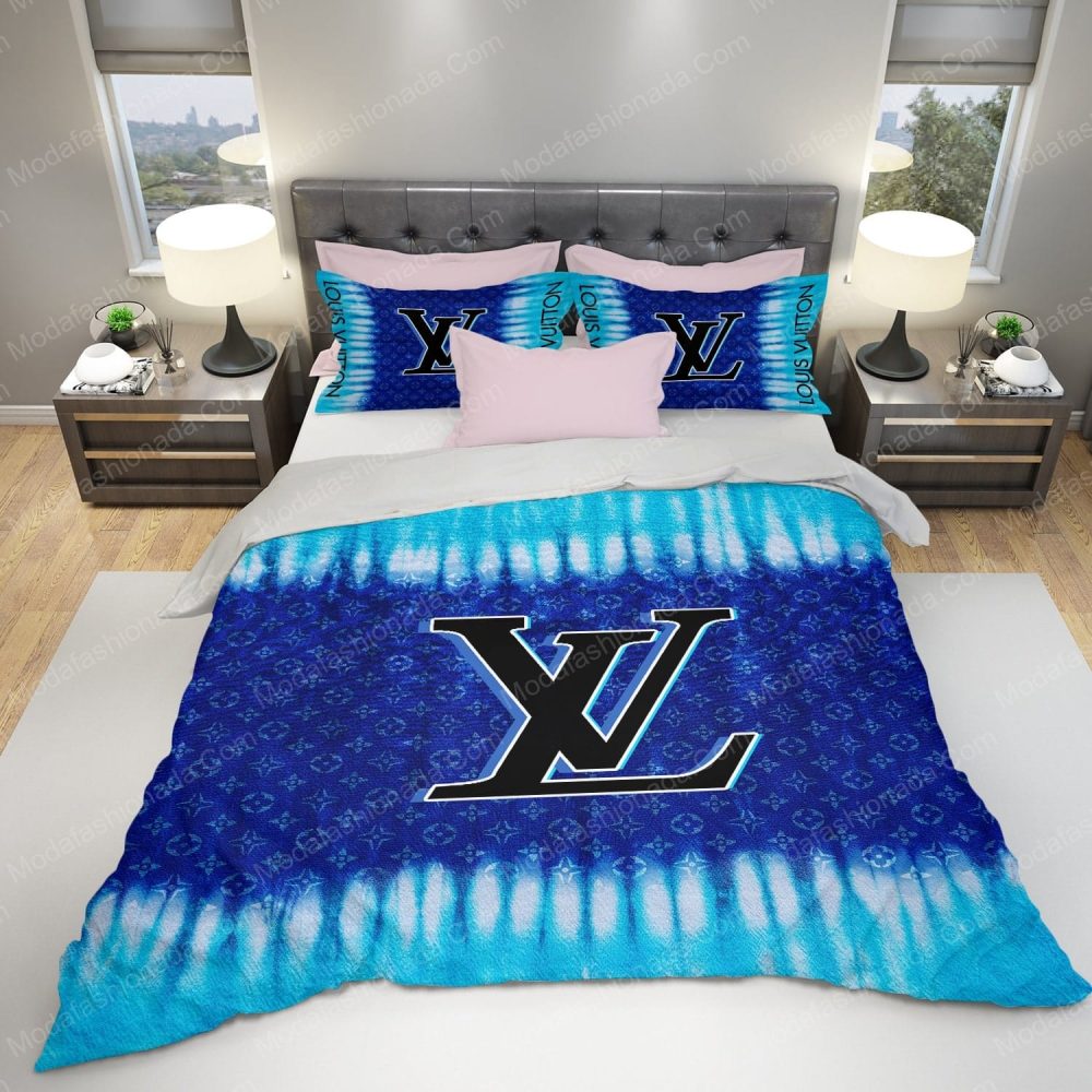 Tie Dye Louis Vuitton Bedding Sets 01