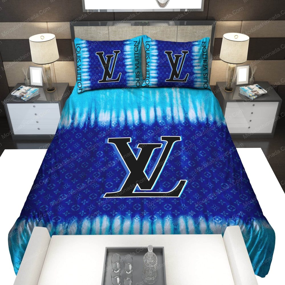 Tie Dye Louis Vuitton Bedding Sets 01