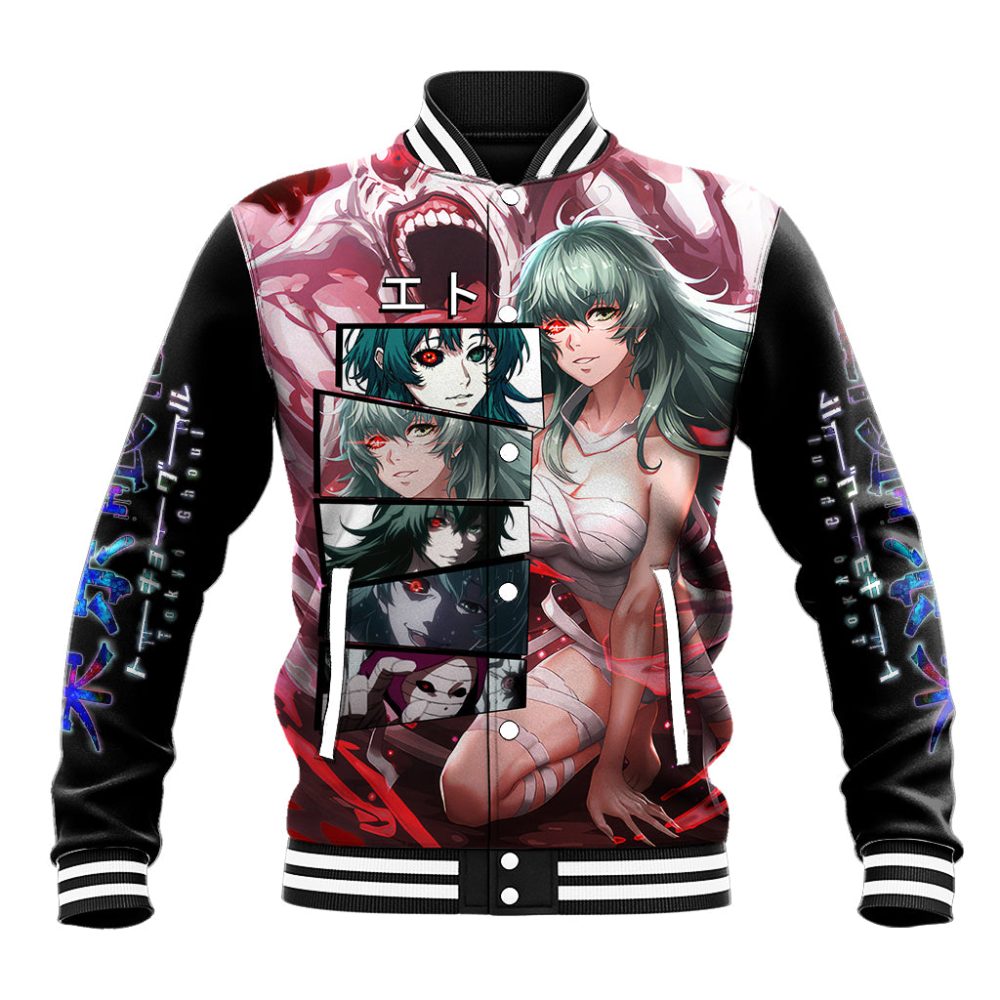 Eto Baseball Jacket Tokyo Ghoul Ts04