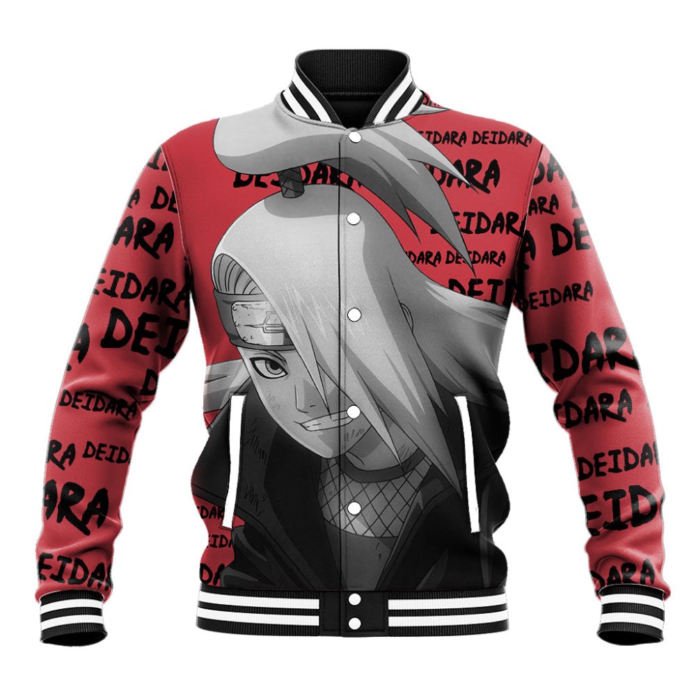 Deidara - Style Manga Baseball Jacket Ts04