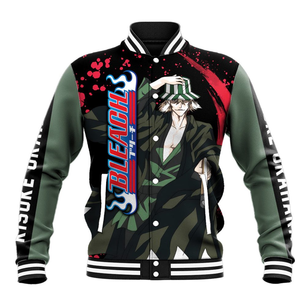 Kisuke Urahara Baseball Jacket Bleach Ts04