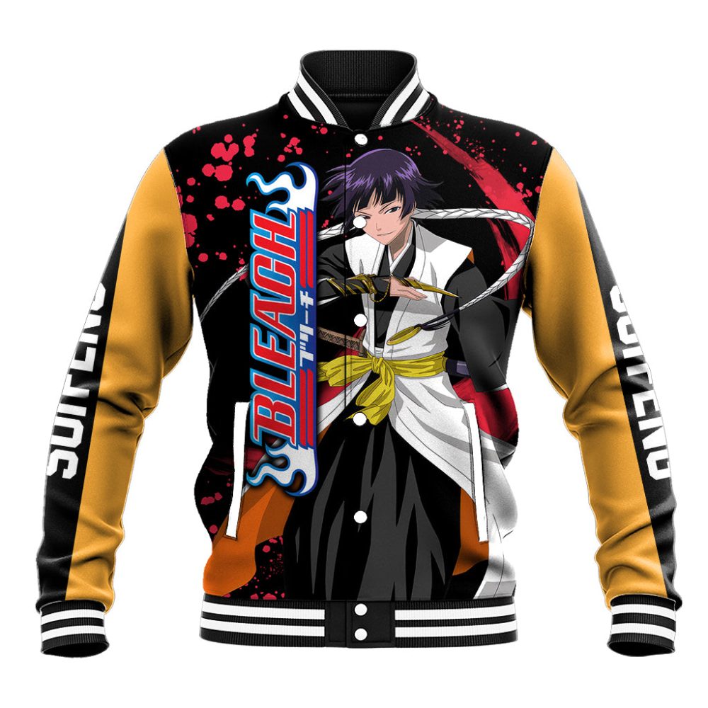 Soifon Sui-Feng Baseball Jacket Bleach Ts04