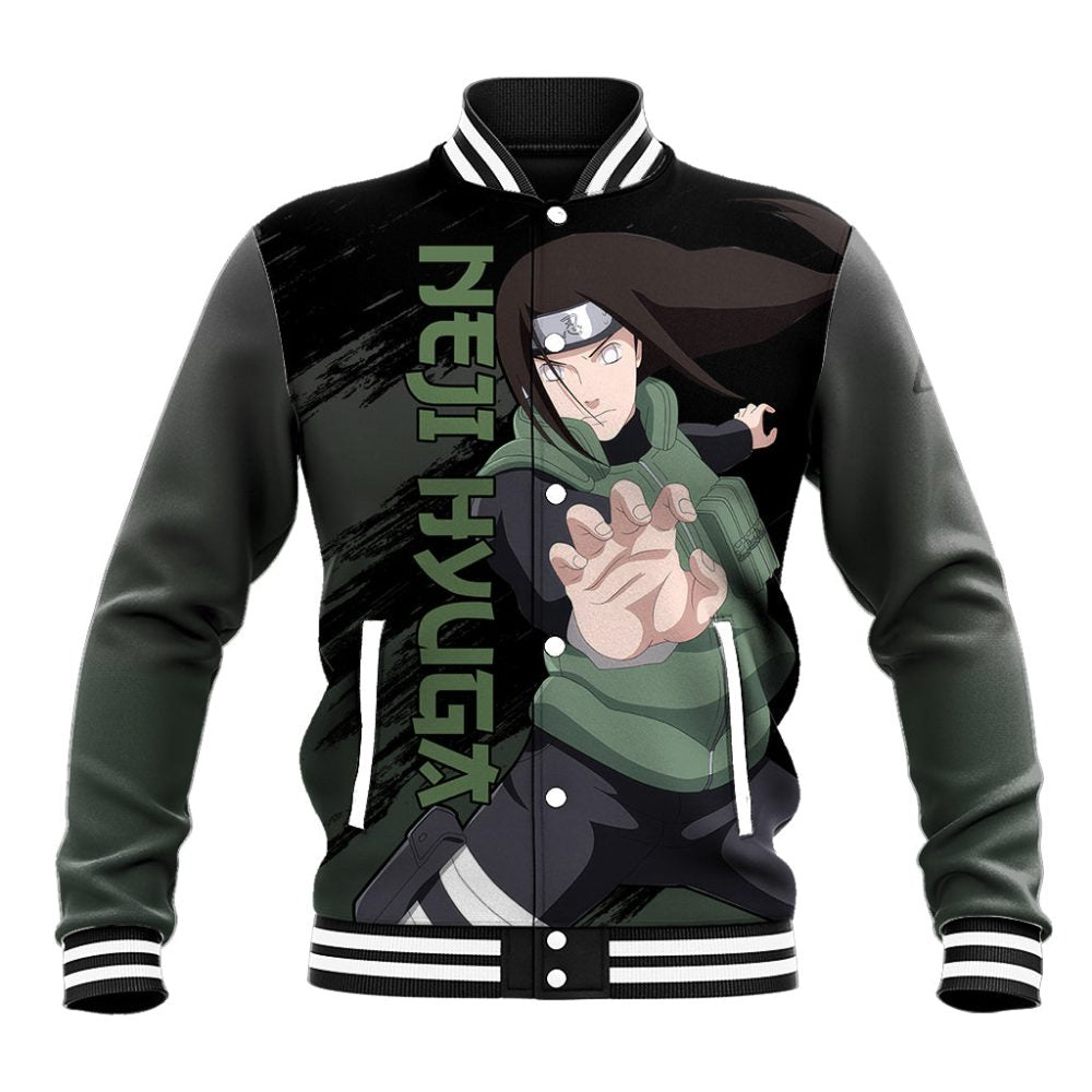 Neji Hyuga - Naruto Baseball Jacket Ts04