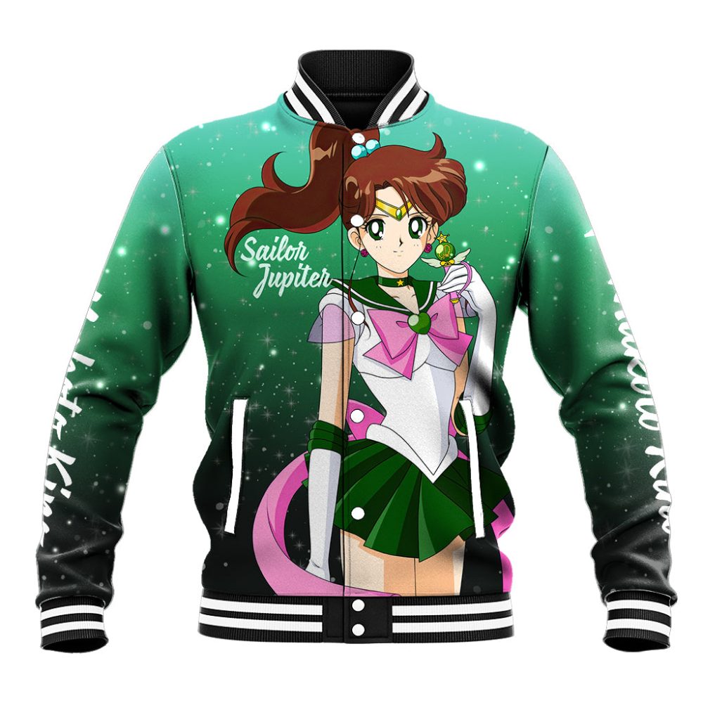 Sailor Jupiter Makoto Kino Baseball Jacket Ts04