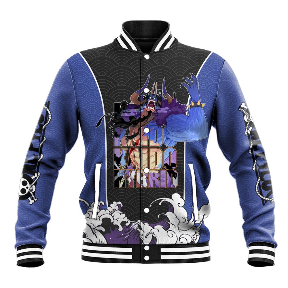 Kaido Hybrid - One Piece Baseball Jacket Japan Anime Style Ts04