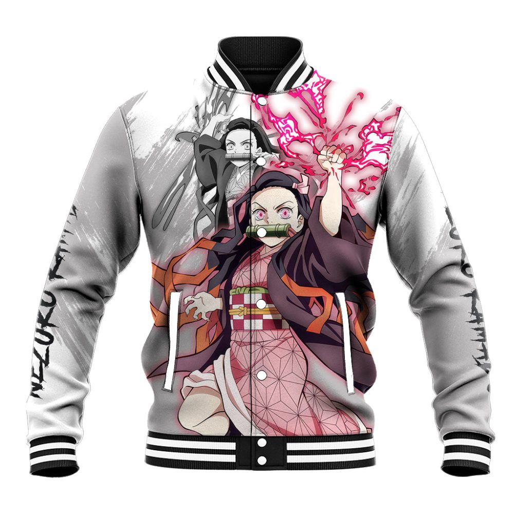 Nezuko Baseball Jacket Demon Slayer Ts04