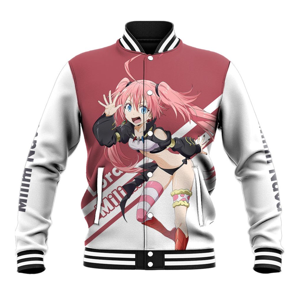Demon Lord Milim Nava Baseball Jacket Tensura Anime Ts04