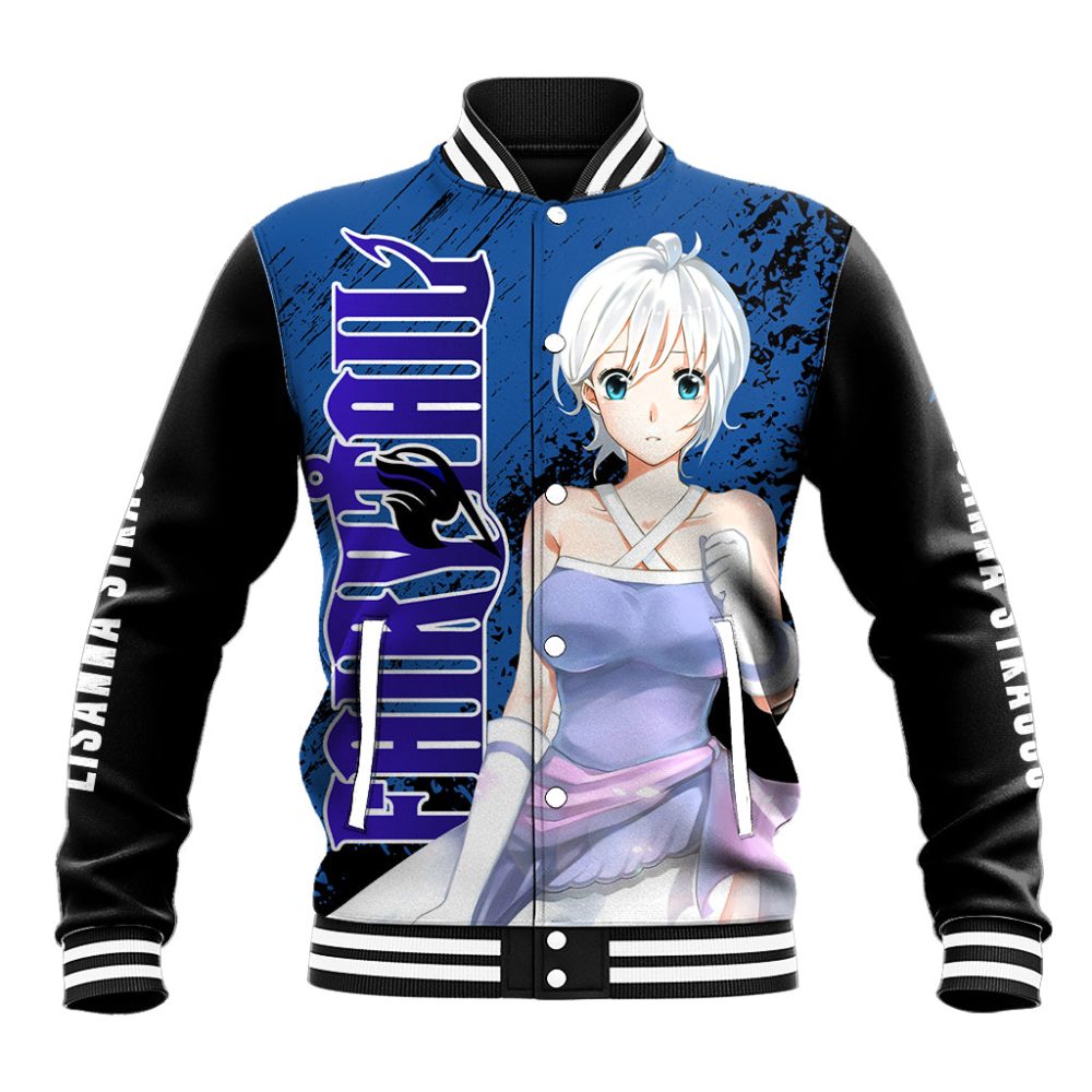 Lisanna Strauss Baseball Jacket Fairy Tail Ts04