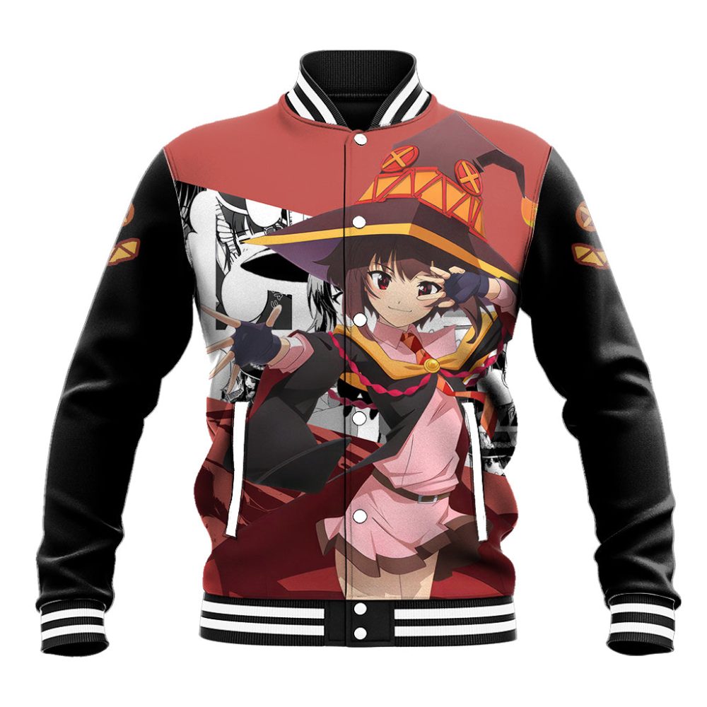 Megumin - Konosuba Baseball Jacket Anime Style Ts04