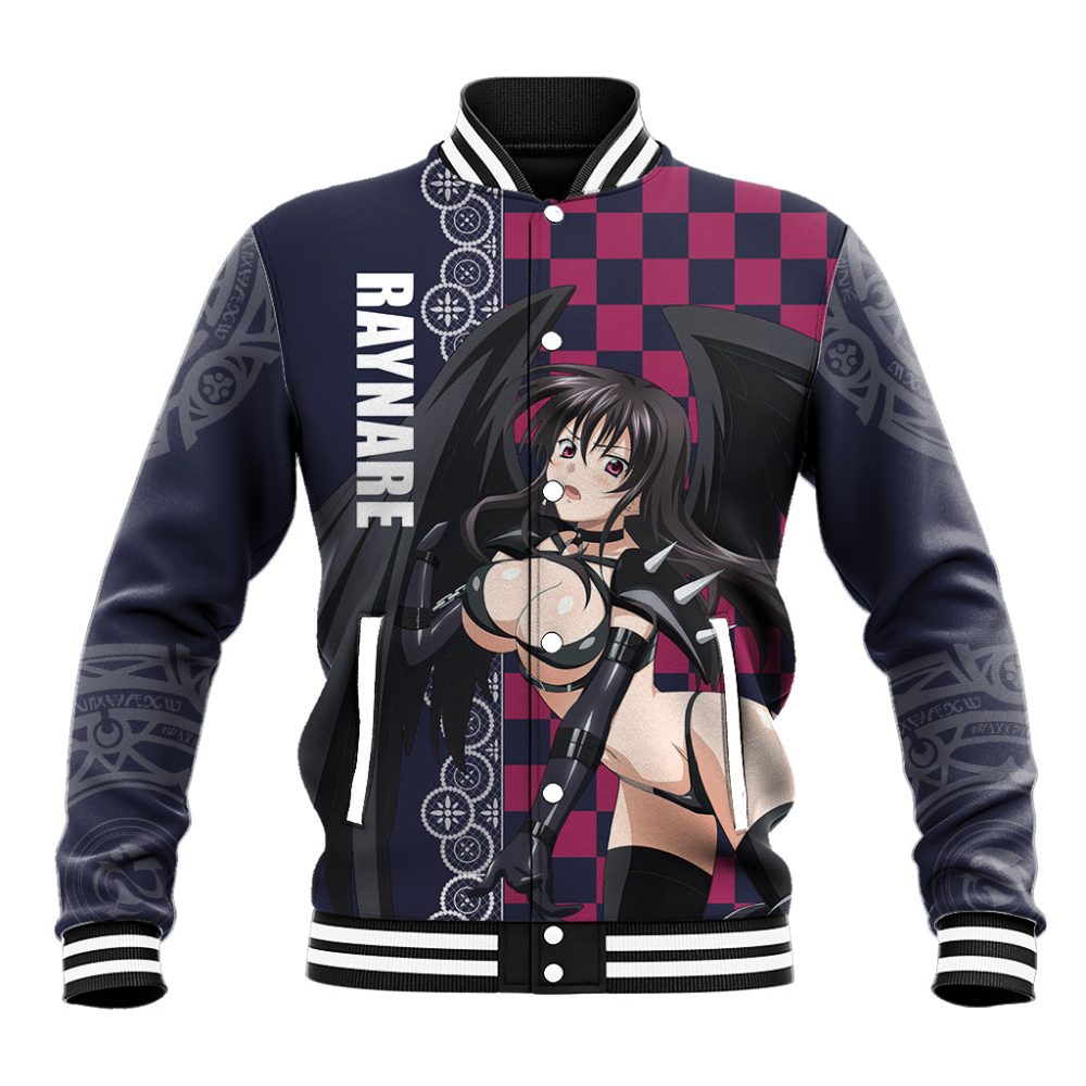 Raynare Baseball Jacket Highschool Of Dead Ts04
