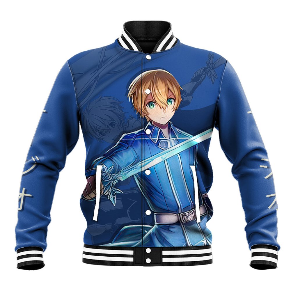 Eugeo Baseball Jacket Sword Art Online Ts04