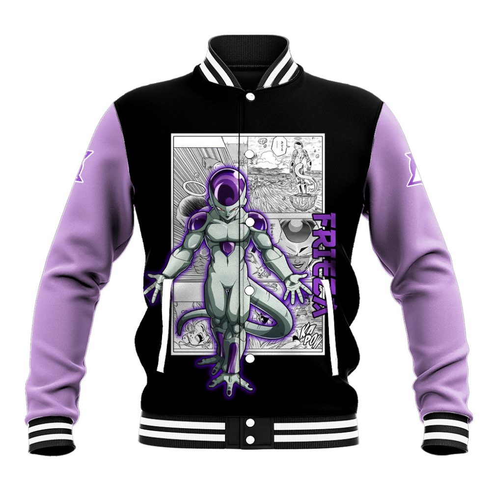 Frieza Baseball Jacket Dragon Ball Mix Anime Manga Ts04
