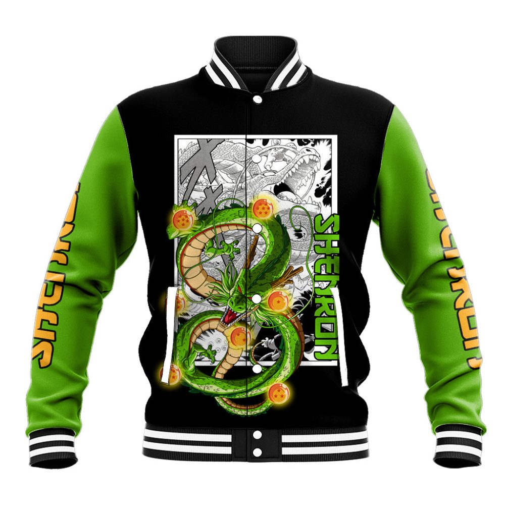 Shenron Baseball Jacket Dragon Ball Mix Anime Manga Ts04